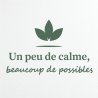 Sticker mural Un peu de calme, beaucoup de possibles | Fun-Stickers