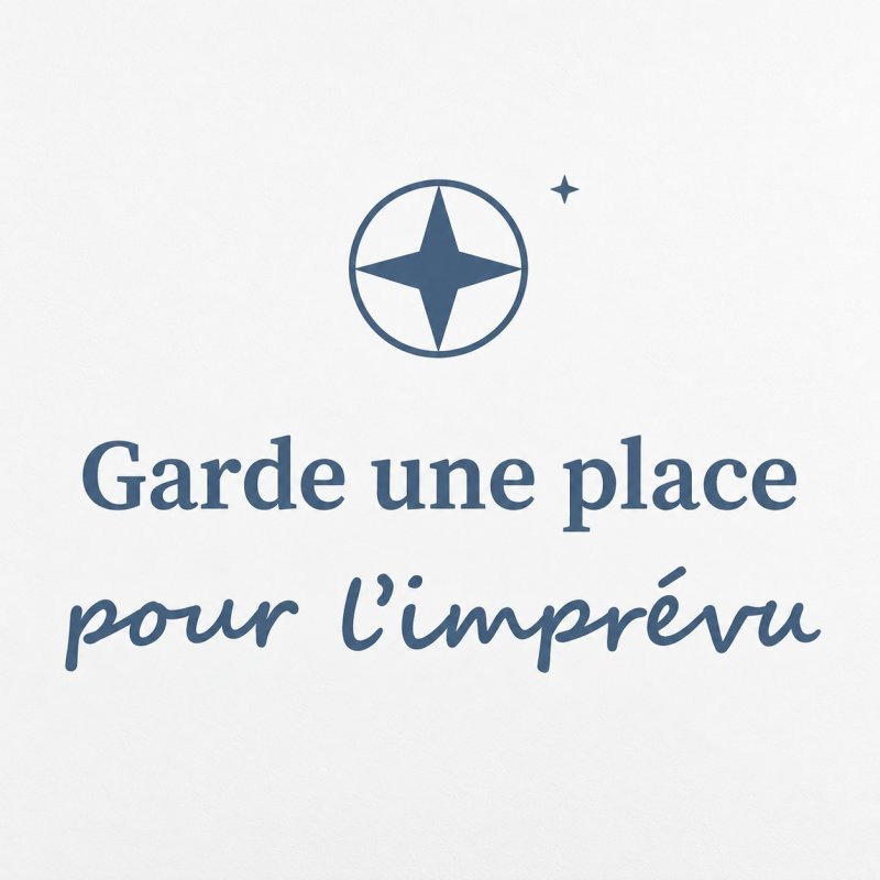 Wall decal Garde une place pour l'imprévu | Fun-Stickers