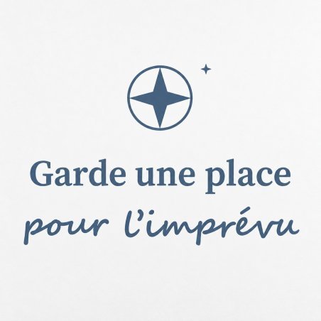Wall decal Garde une place pour l'imprévu | Fun-Stickers