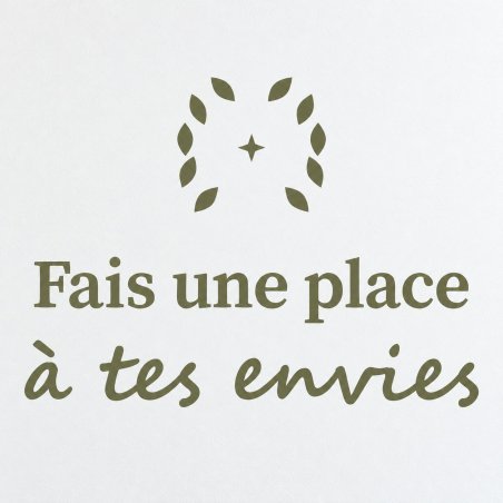 Wall decal Fais une place à tes envies | Fun-Stickers