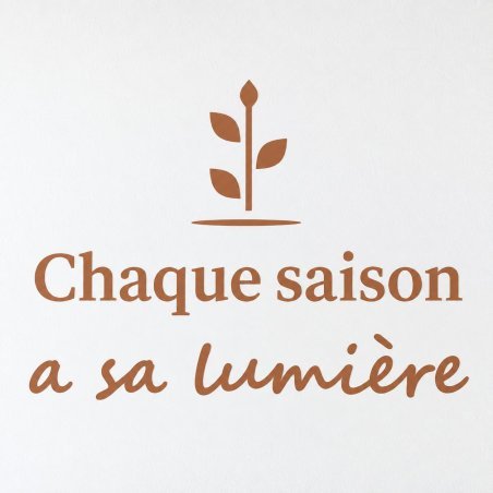 Wall decal Chaque saison a sa lumière | Fun-Stickers
