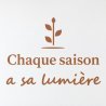 Sticker mural Chaque saison a sa lumière | Fun-Stickers