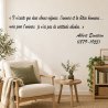 Sticker mural Einstein, deux choses infinies | Fun-Stickers