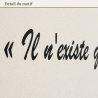 Sticker mural Einstein, deux choses infinies | Fun-Stickers