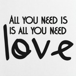 Wall decal All you need is love, version verticale | Fun-Stickers