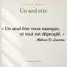 Sticker mural Lamartine, un seul être vous manque | Fun-Stickers