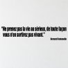 Wall decal Ne prenez pas la vie au sérieux | Fun-Stickers