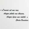 Wall decal L'amour est une rose | Fun-Stickers