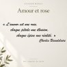 Wall decal L'amour est une rose | Fun-Stickers