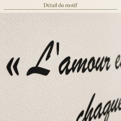 Wall decal L'amour est une rose | Fun-Stickers