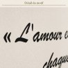 Sticker mural L'amour est une rose | Fun-Stickers