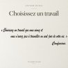 Sticker mural Choisissez un travail que vous aimez | Fun-Stickers
