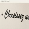 Wall decal Choisissez un travail que vous aimez | Fun-Stickers
