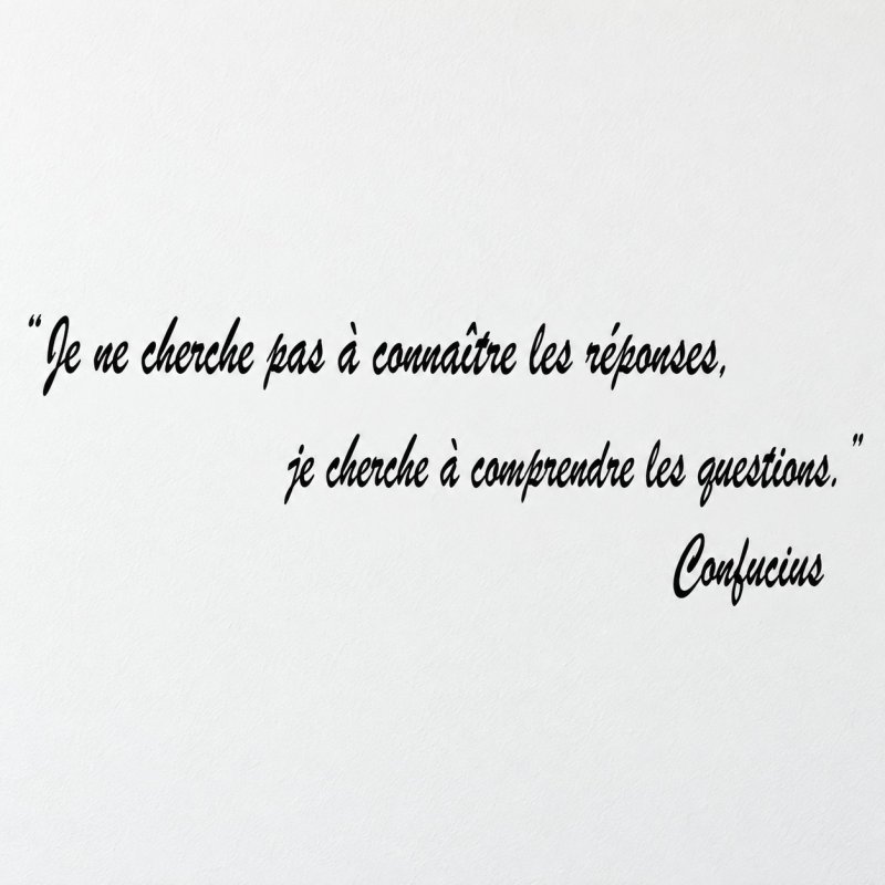 Wall decal Comprendre les questions | Fun-Stickers