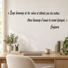 Wall decal Exige beaucoup de toi-même | Fun-Stickers