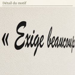 Wall decal Exige beaucoup de toi-même | Fun-Stickers