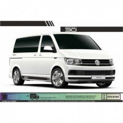 Volkswagen 3 Strips and hood sticker Van VW edition 30 sticker