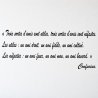 Wall decal Trois sortes d'amis | Fun-Stickers