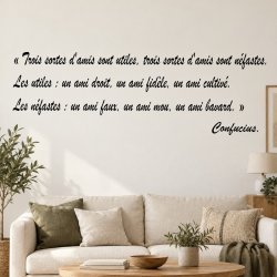 Wall decal Trois sortes d'amis | Fun-Stickers
