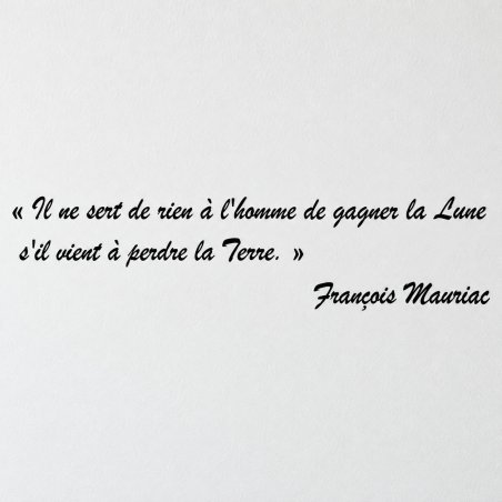 Wall decal Mauriac, la Lune et la Terre | Fun-Stickers