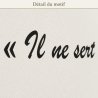 Sticker mural Mauriac, la Lune et la Terre | Fun-Stickers