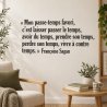 Sticker mural Sagan, mon passe-temps favori | Fun-Stickers