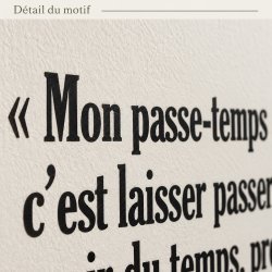 Wall decal Sagan, mon passe-temps favori | Fun-Stickers