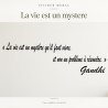 Wall decal La vie est un mystère | Fun-Stickers