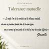 Sticker mural La tolérance mutuelle | Fun-Stickers