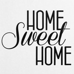 Sticker mural Home Sweet Home | Fun-Stickers