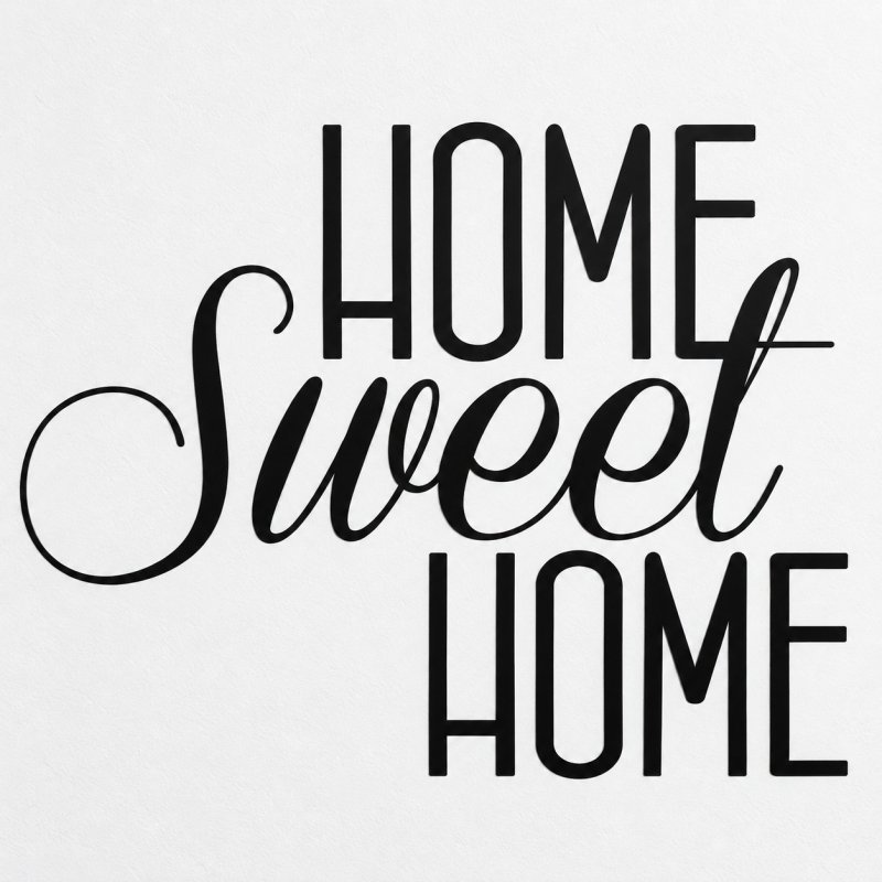 Wall decal Home Sweet Home | Fun-Stickers