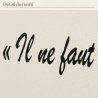 Sticker mural Jaurès, confiance en l'avenir | Fun-Stickers