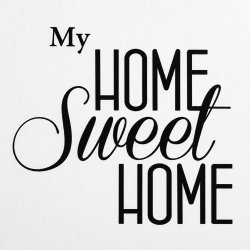 Sticker mural My Home Sweet Home | Fun-Stickers