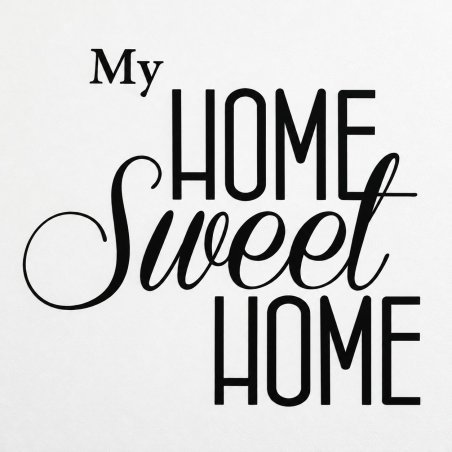 Sticker mural My Home Sweet Home | Fun-Stickers