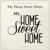Wall decal My Home Sweet Home | Fun-Stickers