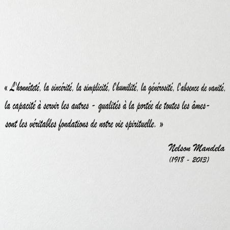 Wall decal Mandela, vie spirituelle | Fun-Stickers