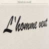 Sticker mural Wilde, premier et dernier amour | Fun-Stickers