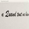 Wall decal Compter sur sa famille | Fun-Stickers