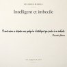 Wall decal Intelligent et imbécile | Fun-Stickers