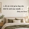 Sticker mural La vie n'est qu'un long rêve | Fun-Stickers