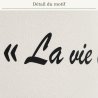 Wall decal La vie n'est qu'un long rêve | Fun-Stickers