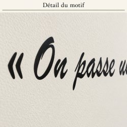 Wall decal Hugo, attendre et quitter | Fun-Stickers