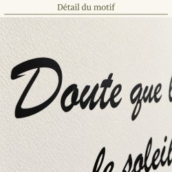 Wall decal Shakespeare, doute et amour | Fun-Stickers