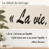 Wall decal Einstein, la vie comme une bicyclette | Fun-Stickers
