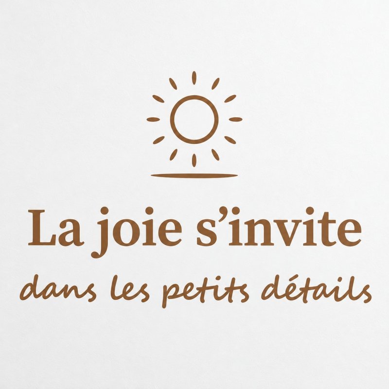 Wall sticker La joie s'invite | Fun-Stickers