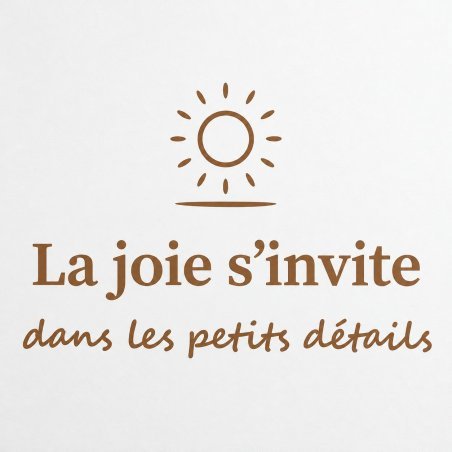 Wall sticker La joie s'invite | Fun-Stickers