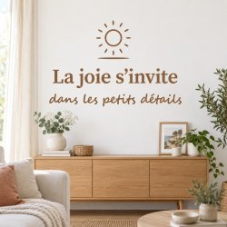 Wall sticker La joie s'invite | Fun-Stickers