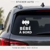 Sticker bébé à bord Petit éléphant | Fun-Stickers