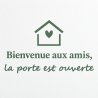 Sticker mural Bienvenue aux amis | Fun-Stickers