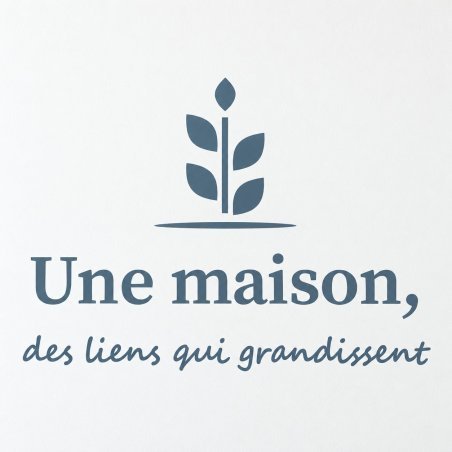 Sticker mural Une maison, des liens qui grandissent | Fun-Stickers